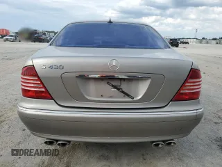 2004 Mercedes-Benz S-Class 4.3L with VIN WDBNG70J44A403626, listed as a Copart auction lot 73456024 with 144,657 mi miles and Salvage Title. Bid and sale history available at carsss.com. Image 6.