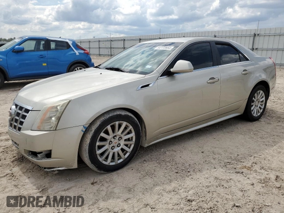 2013 Cadillac CTS Luxury with VIN 1G6DE5E53D0173170, listed as a Copart auction lot 64133664 with 207,068 mi miles and Salvage Title. Bid and sale history available at carsss.com. Image 1.