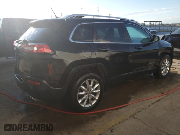 2015 Jeep Cherokee Limited with VIN 1C4PJMDS7FW717824, listed as a Copart auction lot 50645355 with 132,594 mi miles and Salvage Title. Bid and sale history available at carsss.com. Image 3.