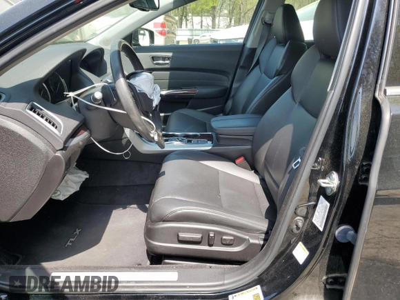 2017 Acura TLX V6 with VIN 19UUB2F38HA005723, listed as a Copart auction lot 47487995 with 0 mi miles and Salvage Title. Bid and sale history available at carsss.com. Image 7.