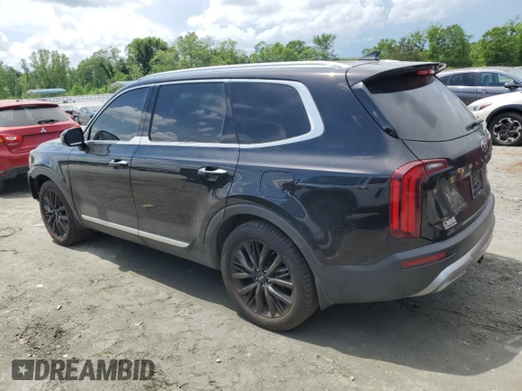 2021 Kia Telluride SX with VIN 5XYP54HC3MG134247, listed as a Copart auction lot 55259345 with 84,459 mi miles and Salvage title. Bid and sale history available at DreamBid. Image 2.