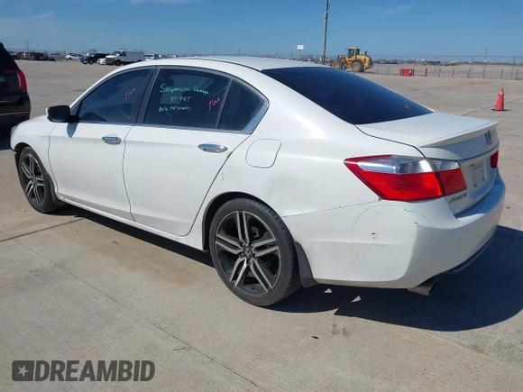 2014 Honda Accord Sport with VIN 1HGCR2F5XEA299260, listed as a IAAI auction lot 41681148 with 193,686 mi miles and . Bid and sale history available at carsss.com. Image 3.