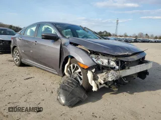 2017 Honda Civic Sedan EX with VIN 19XFC2F75HE231027, listed as a Copart auction lot 43840185 with 47,561 mi miles and Salvage Title. Bid and sale history available at carsss.com. Image 4.