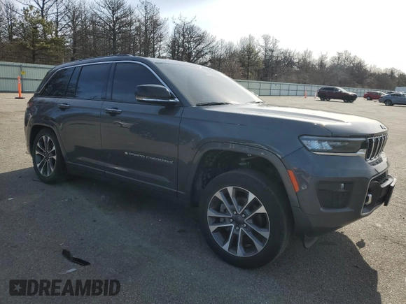 2022 Jeep Grand Cherokee Overland с VIN 1C4RJHDG7N8628396, выставлен на аукционе Copart как лот 45185415 с пробегом 61 032 миль миль и Списание • Salvage title. История ставок и продаж доступна на DreamBid. Изображение 4.