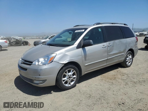 2004 Toyota Sienna XLE with VIN 5TDBA22C34S016138, listed as a Copart auction lot 55822625 with 204,018 mi miles and Clean Title. Bid and sale history available at DreamBid. Image 1.
