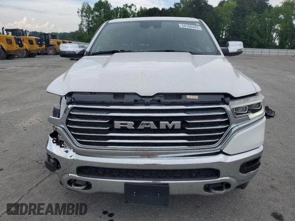 2023 Ram 1500 Longhorn with VIN 1C6SRFKT6PN549473, listed as a Copart auction lot 54166445 with 45,676 mi miles and Salvage title. Bid and sale history available at DreamBid. Image 5.