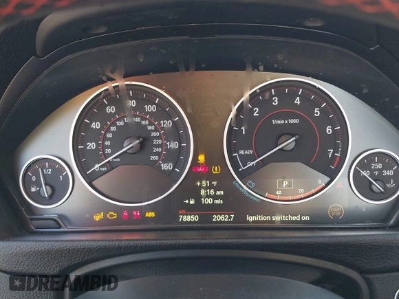 2012 BMW 3 Series 335i with VIN WBA3A9C56CF270208, listed as a IAAI auction lot 41818954 with 78,850 mi miles and . Bid and sale history available at DreamBid. Image 7.