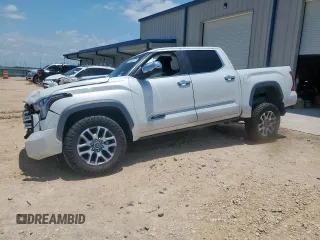 2024 Toyota Tundra 1794 Edition with VIN 5TFMC5DB7RX072710, listed as a Copart auction lot 57221845 with 18,763 mi miles and Clean title. Bid and sale history available at DreamBid. Image 1.