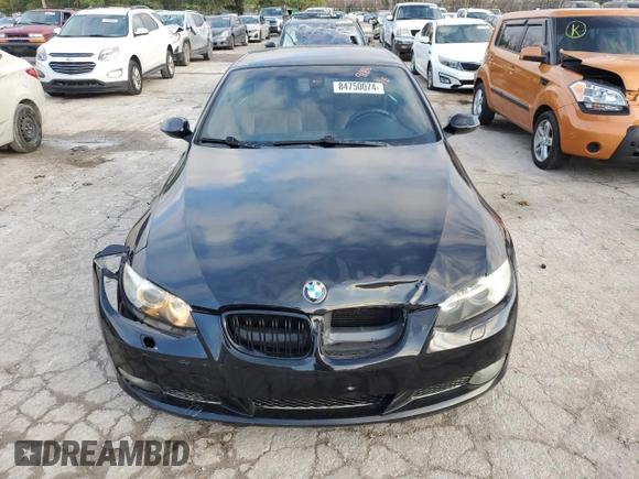 2007 BMW 3 Series 335i with VIN WBAWL73597PX49086, listed as a Copart auction lot 84750074 with 117,422 mi miles and Salvage Title. Bid and sale history available at carsss.com. Image 5.