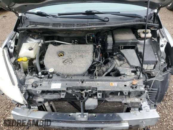 2014 Mazda 5 Sport with VIN JM1CW2BL7E0172418, listed as a Copart auction lot 55394085 with 195,228 mi miles and Salvage title. Bid and sale history available at DreamBid. Image 11.