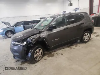 2022 Jeep Compass Sport с VIN 3C4NJDAB5NT117738, выставлен на аукционе Copart как лот 58501455 с пробегом 70 929 миль миль и Списание • Salvage title. История ставок и продаж доступна на DreamBid. Изображение 1.