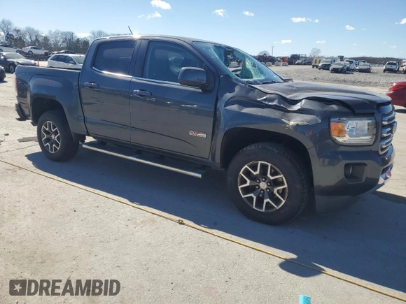 2016 GMC Canyon 4WD SLE with VIN 1GTG6CE35G1151048, listed as a Copart auction lot 47221485 with 47,373 mi miles and Salvage Title. Bid and sale history available at carsss.com. Image 4.