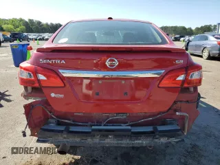 2017 Nissan Sentra SR with VIN 3N1AB7AP1HY351300, listed as a Copart auction lot 52052435 with 86,700 mi miles and Salvage Title. Bid and sale history available at carsss.com. Image 6.