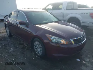 2010 Honda Accord LX z VIN 1HGCP2F34AA173894, wystawiony jako IAAI lot #40743949 z przebiegiem 123 541 mil mil oraz . Historia ofert i sprzedaży dostępna na DreamBid. Obrazek 1.