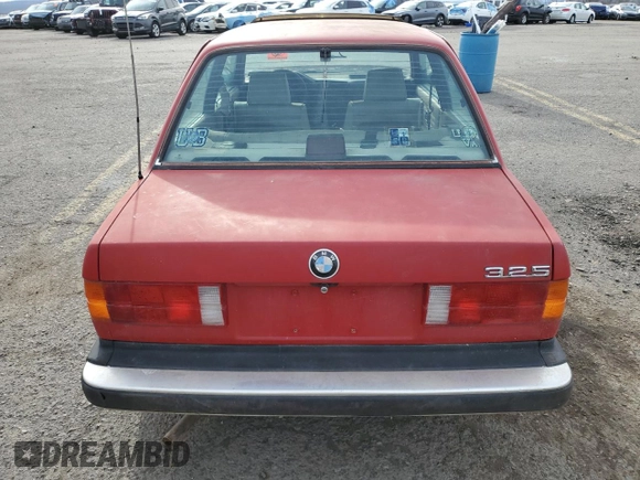 1987 BMW 3 Series 325 with VIN WBAAB540XH9699552, listed as a Copart auction lot 49915505 with 138,676 mi miles and Clean Title. Bid and sale history available at carsss.com. Image 6.