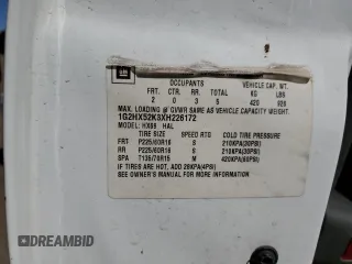1999 Pontiac Bonneville SE z VIN 1G2HX52K3XH226172, wystawiony jako Copart lot #71655164 z przebiegiem 242 429 mil mil oraz Szkoda całkowita • Salvage title. Historia ofert i sprzedaży dostępna na DreamBid. Obrazek 12.