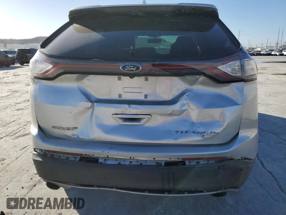 2016 Ford Edge Titanium with VIN 2FMPK4K92GBB43743, listed as a Copart auction lot 82687633 with 151,311 mi miles and Salvage Title. Bid and sale history available at carsss.com. Image 6.