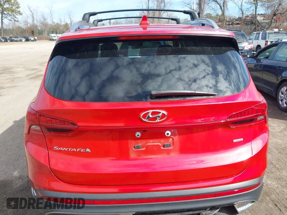 2022 Hyundai Santa Fe SEL with VIN 5NMS3DAJ7NH472301, listed as a IAAI auction lot 41634283 with 17,457 mi miles. Bid and sale history available at carsss.com. Image 16.