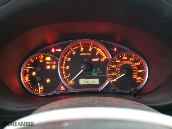 2014 Subaru Impreza Sedan WRX WRX STI Limited with VIN JF1GV8J69EL010765, listed as a Copart auction lot 85770744 with 165,092 mi miles and Clean Title. Bid and sale history available at carsss.com. Image 9.