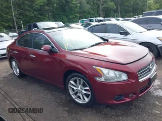 2011 Nissan Maxima SV with VIN 1N4AA5AP4BC803976, listed as a IAAI auction lot 42460897 with 108,392 mi miles and . Bid and sale history available at DreamBid. Image 1.