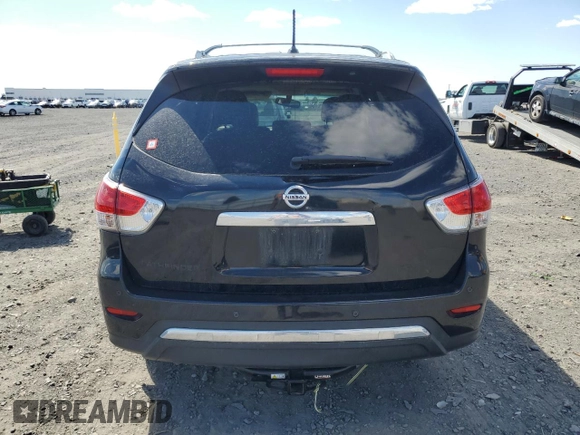 2015 Nissan Pathfinder Platinum with VIN 5N1AR2MN7FC650877, listed as a Copart auction lot 54963045 with 125,646 mi miles and Clean Title. Bid and sale history available at DreamBid. Image 6.
