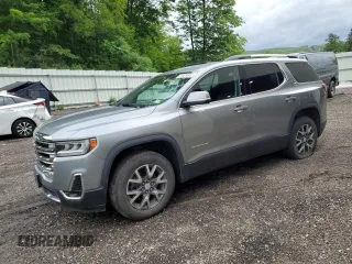2023 GMC Acadia SLT with VIN 1GKKNUL41PZ215008, listed as a Copart auction lot 61625665 with 44,632 mi miles and Salvage title. Bid and sale history available at DreamBid. Image 1.