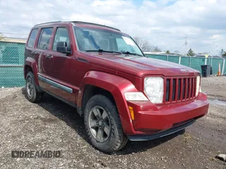 2008 Jeep Liberty Sport with VIN 1J8GN28K68W111462, listed as a IAAI auction lot 42012567 with 129,077 mi miles. Bid and sale history available at carsss.com. Image 1.