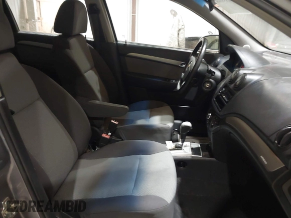 2009 Chevrolet Aveo 1LT with VIN KL1TD66E09B663679, listed as a IAAI auction lot 41911920 with 69,579 mi miles and . Bid and sale history available at DreamBid. Image 5.