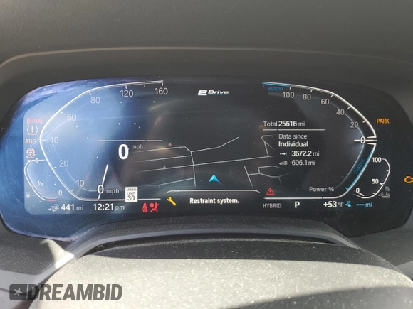 2022 BMW X5 xDrive45e with VIN 5UXTA6C03N9L84706, listed as a Copart auction lot 50725583 with 25,616 mi miles and . Bid and sale history available at DreamBid. Image 9.