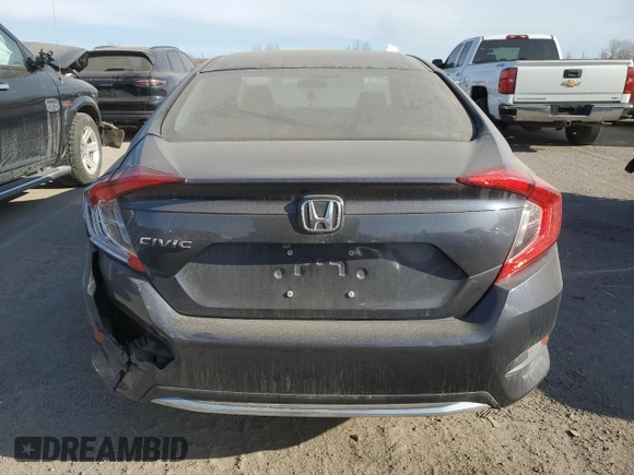2021 Honda Civic Sedan EX with VIN 2HGFC2F7XMH014105, listed as a Copart auction lot 41447475 with 28,790 mi miles and Salvage Title. Bid and sale history available at carsss.com. Image 6.