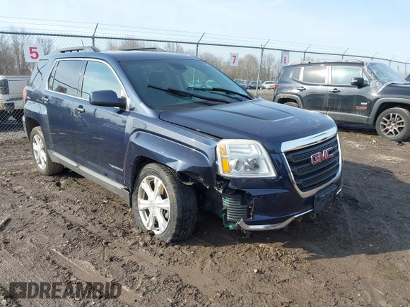 2017 GMC Terrain SLE with VIN 2GKFLTEK4H6237918, listed as a IAAI auction lot 41763753 with 72,311 mi miles. Bid and sale history available at carsss.com. Image 1.