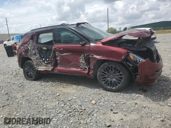 2022 Jeep Compass High Altitude with VIN 3C4NJDCB0NT178556, listed as a Copart auction lot 53898725 with Not Provided miles and Salvage Title. Bid and sale history available at DreamBid. Image 4.