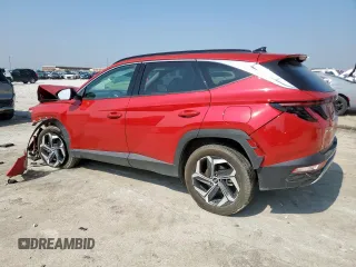2022 Hyundai Tucson Limited with VIN 5NMJECAEXNH160718, listed as a Copart auction lot 57704215 with 33,636 mi miles and Salvage title. Bid and sale history available at DreamBid. Image 2.
