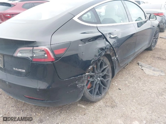 2020 Tesla Model 3 Performance with VIN 5YJ3E1EC1LF742792, listed as a IAAI auction lot 41541798 with NaN miles. Bid and sale history available at carsss.com. Image 19.
