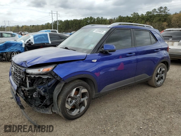 2023 Hyundai Venue Limited with VIN KMHRC8A37PU224340, listed as a Copart auction lot 49255025 with 75,994 mi miles and Salvage Title. Bid and sale history available at DreamBid. Image 1.