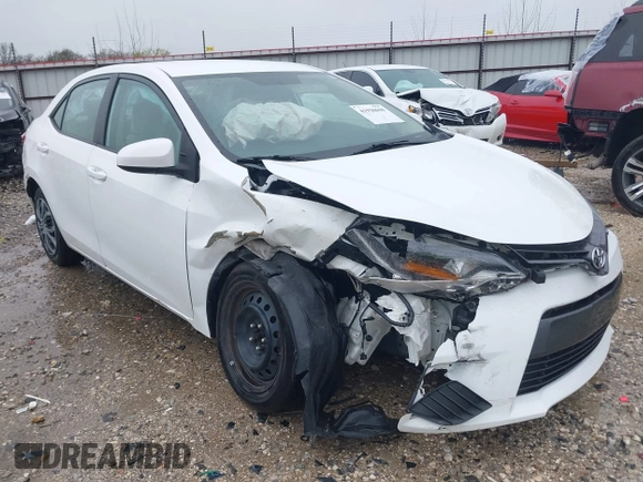2016 Toyota Corolla L with VIN 5YFBURHE5GP485592, listed as a IAAI auction lot 41930690 with 121,861 mi miles and . Bid and sale history available at DreamBid. Image 6.