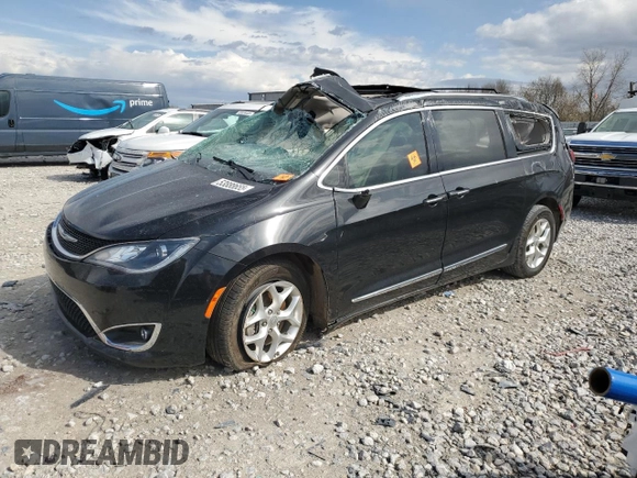 2020 Chrysler Pacifica Limited z VIN 2C4RC1GG0LR130605, wystawiony jako Copart lot #53888655 z przebiegiem Nie podano mil oraz Nie do naprawy • Non repairable. Historia ofert i sprzedaży dostępna na DreamBid. Obrazek 1.
