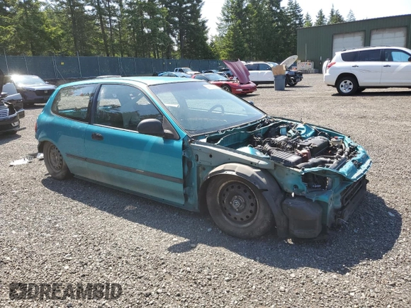 1993 Honda Civic z VIN 2HGEH2469PH503008, wystawiony jako Copart lot #59558385 z przebiegiem Nie podano mil oraz Czysty tytuł • Clean title. Historia ofert i sprzedaży dostępna na DreamBid. Obrazek 4.