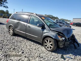 2006 Nissan Quest with VIN 5N1BV28U46N121053, listed as a Copart auction lot 82080434 with 168,902 mi miles and Salvage Title. Bid and sale history available at carsss.com. Image 4.