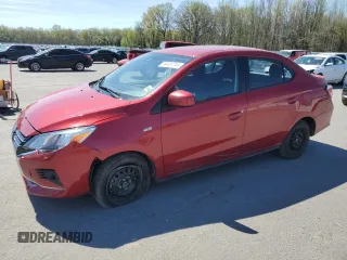 2023 Mitsubishi Mirage G4 ES with VIN ML32FUFJ8PHF04652, listed as a Copart auction lot 50407744 with 11,104 mi miles. Bid and sale history available at carsss.com. Image 1.
