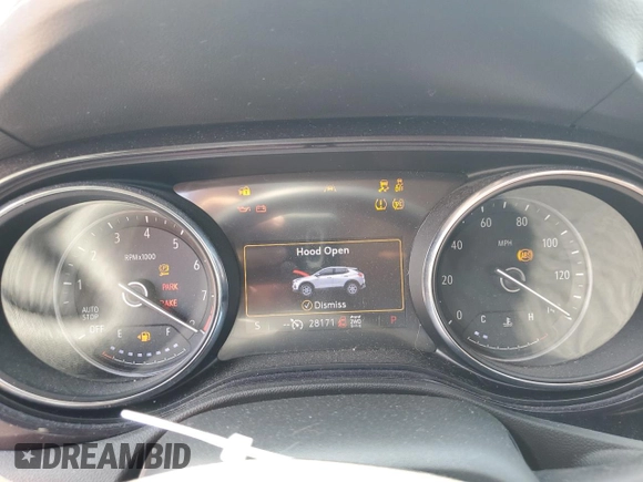 2023 Buick Encore GX Select with VIN KL4MMESL5PB021218, listed as a Copart auction lot 62673295 with 28,171 mi miles and Salvage title. Bid and sale history available at DreamBid. Image 9.