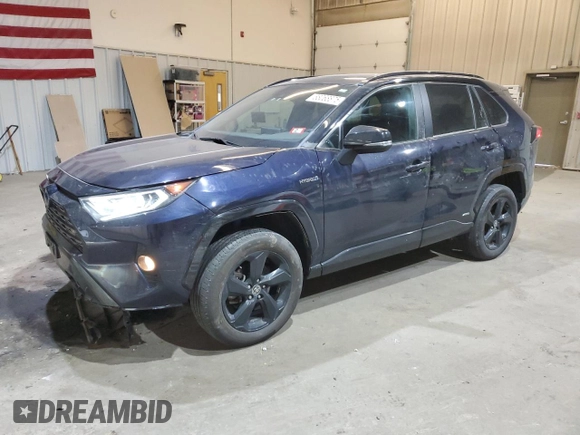2021 Toyota RAV4 Hybrid XSE z VIN 4T3E6RFV3MU060982, wystawiony jako Copart lot #88068875 z przebiegiem 38 146 mil mil oraz Szkoda całkowita • Salvage title. Historia ofert i sprzedaży dostępna na DreamBid. Obrazek 1.