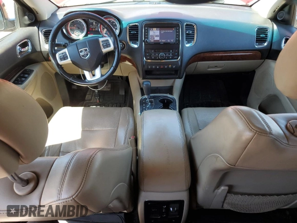 2013 Dodge Durango Citadel with VIN 1C4SDJETXDC562837, listed as a Copart auction lot 55730655 with 221,347 mi miles and Clean Title. Bid and sale history available at carsss.com. Image 8.