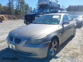 2008 BMW 5 Series 528xi with VIN WBANV13538CZ55659, listed as a IAAI auction lot 41745127 with 146,608 mi miles. Bid and sale history available at carsss.com. Image 2.
