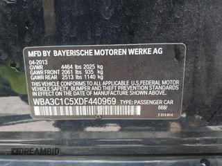 2013 BMW 3 Series 328i with VIN WBA3C1C5XDF440969, listed as a IAAI auction lot 42484169 with 150,791 mi miles and . Bid and sale history available at DreamBid. Image 9.