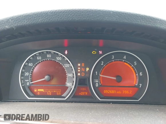2003 BMW 7 Series 745i with VIN WBAGL63493DP67766, listed as a IAAI auction lot 41276771 with 92,681 mi miles and . Bid and sale history available at DreamBid. Image 15.