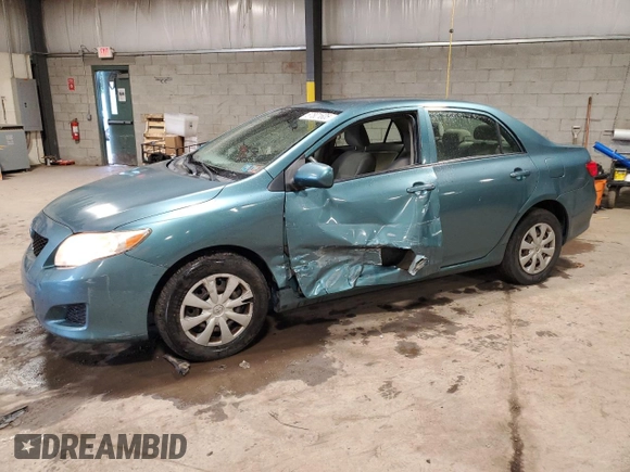 2010 Toyota Corolla with VIN JTDBU4EE7A9121808, listed as a Copart auction lot 57801605 with 114,778 mi miles and Salvage title. Bid and sale history available at DreamBid. Image 1.