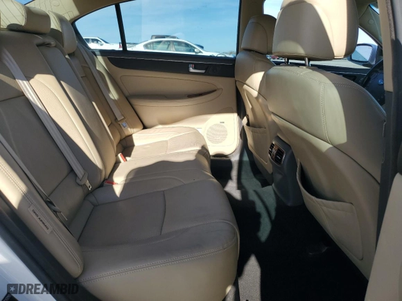 2013 Hyundai Genesis 5.0L R-Spec with VIN KMHGC4DH8DU239738, listed as a Copart auction lot 49774235 with 125,276 mi miles and Salvage Title. Bid and sale history available at carsss.com. Image 10.