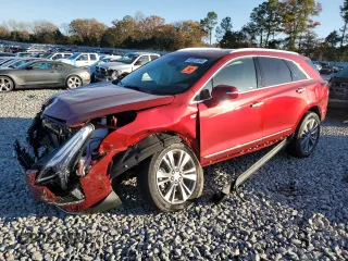 2024 Cadillac XT5 FWD Premium Luxury with VIN 1GYKNCR44RZ753146, listed as a Copart auction lot 85201364 with 5,192 mi miles and Salvage Title. Bid and sale history available at carsss.com. Image 1.