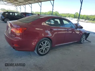 2007 Lexus IS 250 z VIN JTHBK262275040812, wystawiony jako Copart lot #55524825 z przebiegiem 202 141 mil mil oraz Szkoda całkowita • Salvage title. Historia ofert i sprzedaży dostępna na DreamBid. Obrazek 3.